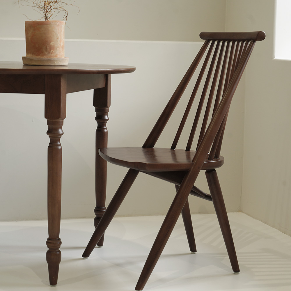 자야캠핑 코콜라 1920 카페 인테리어 원목 식탁의자