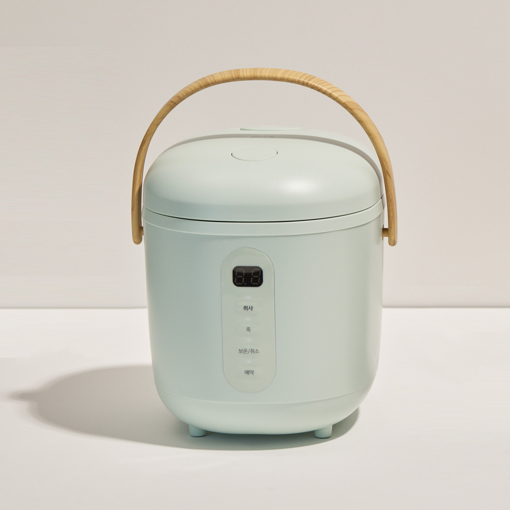 오르테 미니 밥솥 민트그린 캠핑 소형 ORJ-3002BN