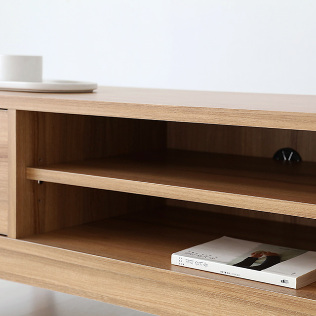 낮은 거실장 TV다이서랍장 모던 티비다이 원목 티비장