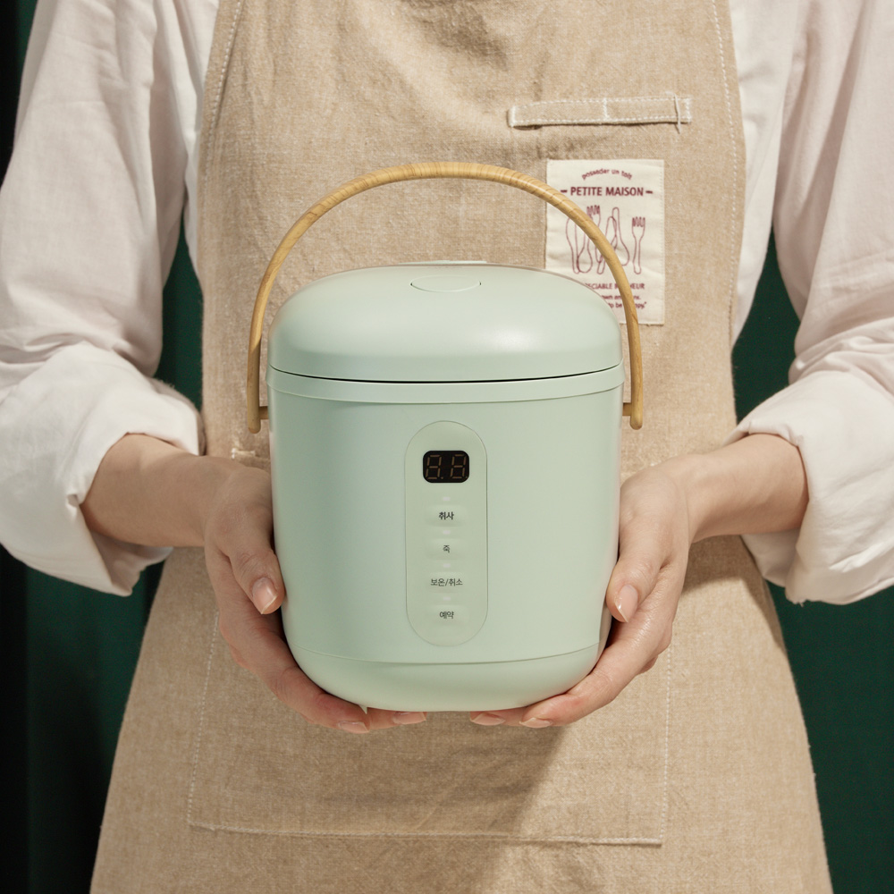 오르테 미니 밥솥 민트그린 캠핑 소형 ORJ-3002BN