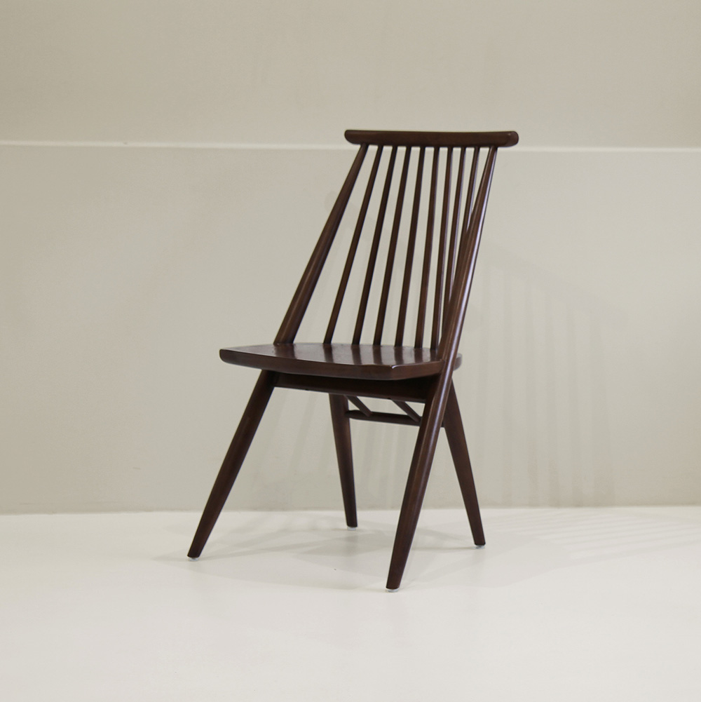 자야캠핑 1+1 코콜라 1920 고무나무 원목 월넛 식탁 의자