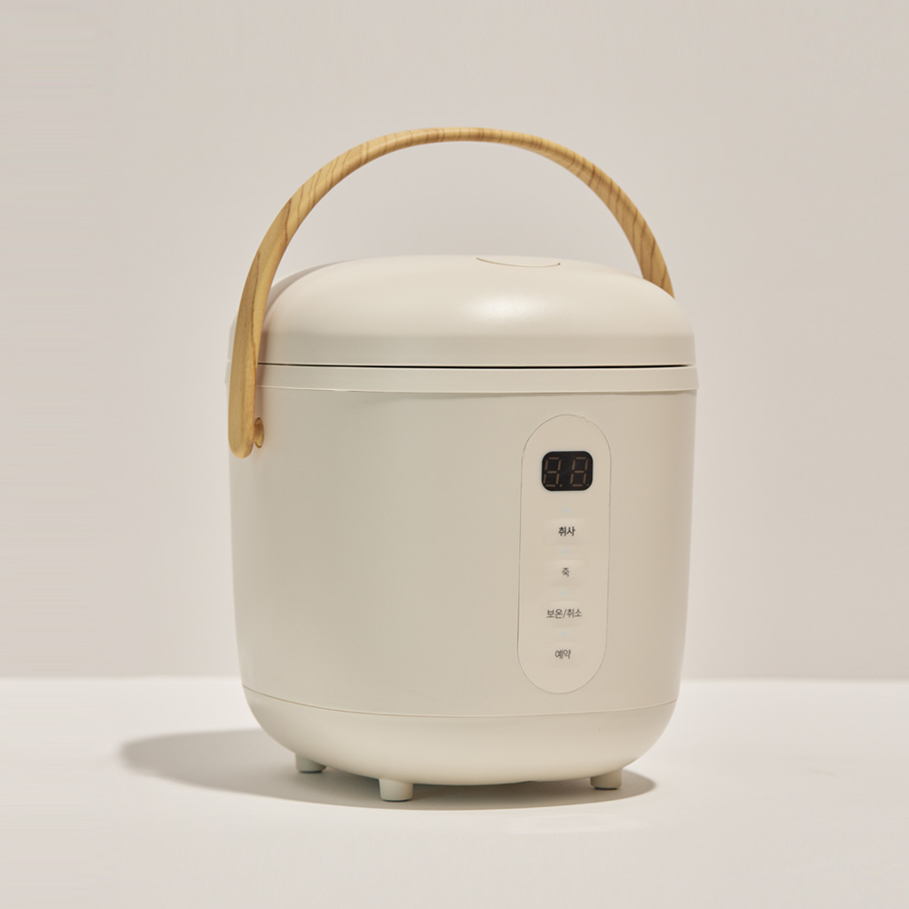 오르테 미니 밥솥 아이보리 캠핑 소형 ORJ-3001AN