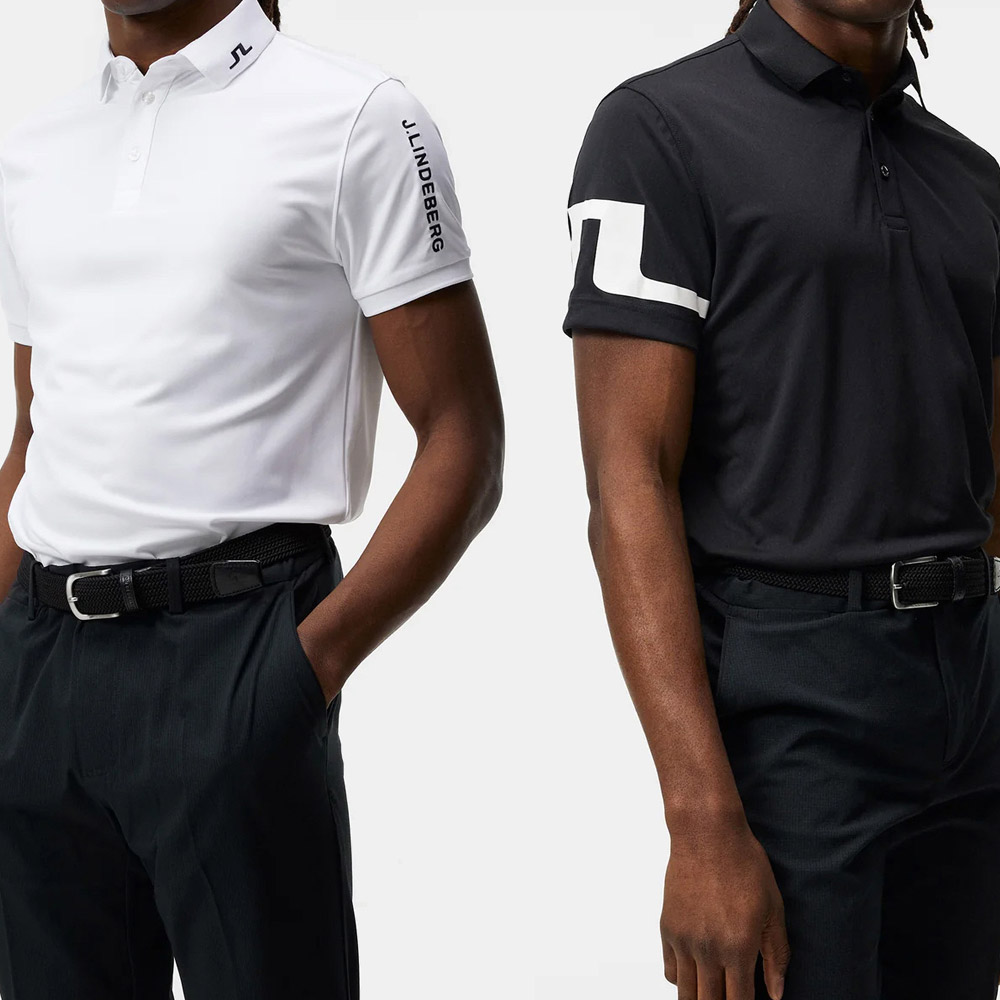 제이린드버그 골프웨어 투어테크 레귤러 골프 셔츠 네이비