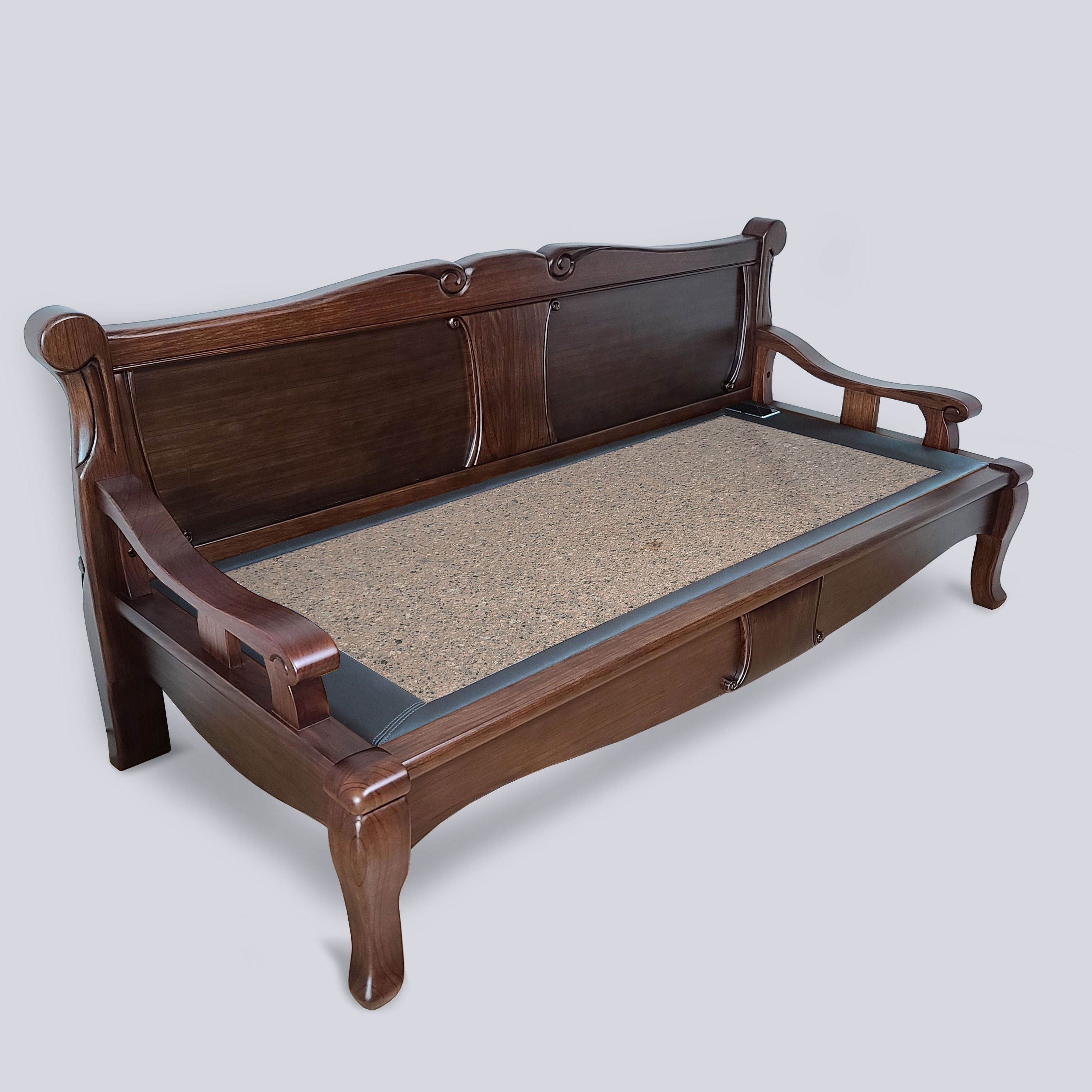 브리즈스톤by킹마담 루벤 원목 돌쇼파 온열소파