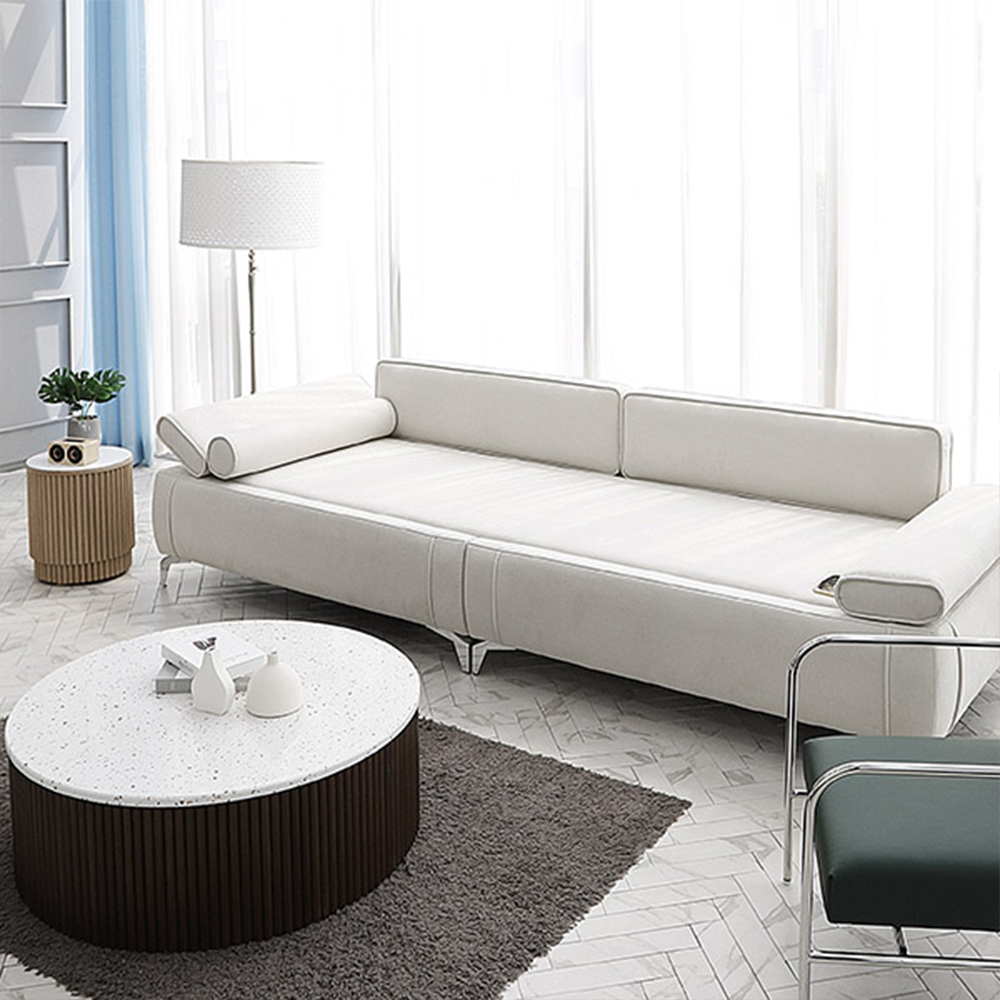 국내제작 라떼 4인용 패브릭 흙쇼파 황토 소파 온열 온돌 카우치 흙침대쇼파 CL447