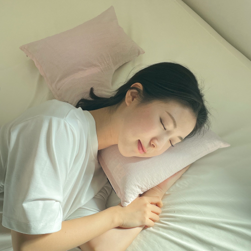 집앤콕 메밀 경추베개 낮은 경추목베개 일자목 목디스크 거북목 베개 잘자유 그레이