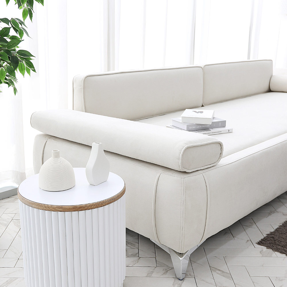 국내제작 라떼 4인용 패브릭 흙쇼파 황토 소파 온열 온돌 카우치 흙침대쇼파 CL447