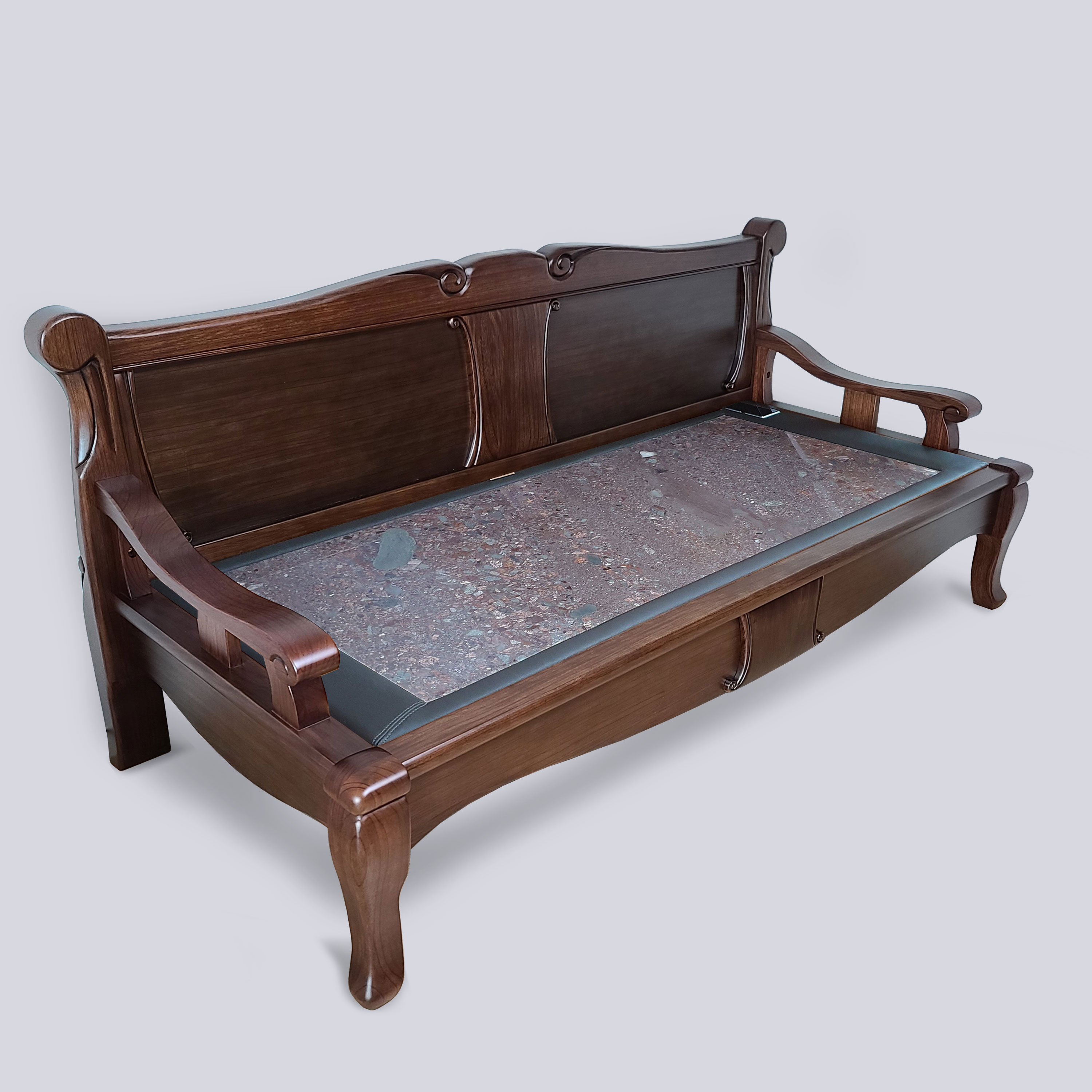 브리즈스톤by킹마담 루벤 원목 돌쇼파 온열소파