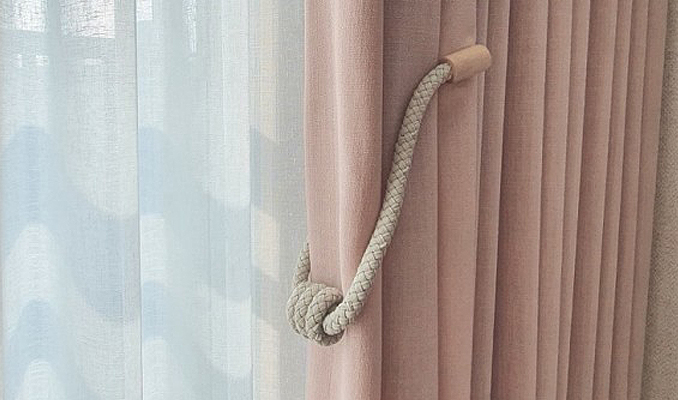 코지앳홈독점- 프리미엄 자석루프 커튼 타이백3종