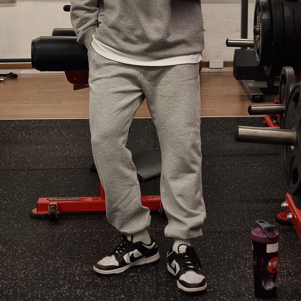 그누크 헤비웨이트 조거 스웻팬츠 밴딩 벌룬팬츠 남자 여자 짐웨어 - 상세 이미지 5