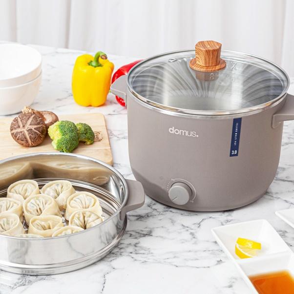 여행용 만능 쿠커 스텐 멀티쿠커 대용량 전기냄비 포트