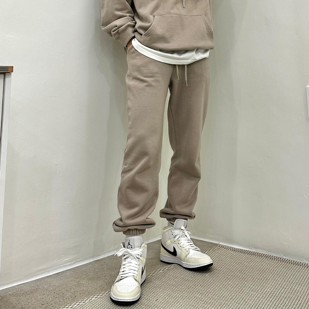 그누크 헤비웨이트 조거 스웻팬츠 밴딩 벌룬팬츠 남자 여자 짐웨어 - 상세 이미지 4