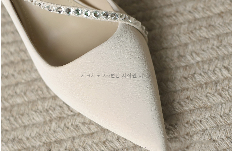브로넬 5,7cm 스틸레토 큐빅 스트랩 펌프스 미들힐 2color 상세 이미지 26