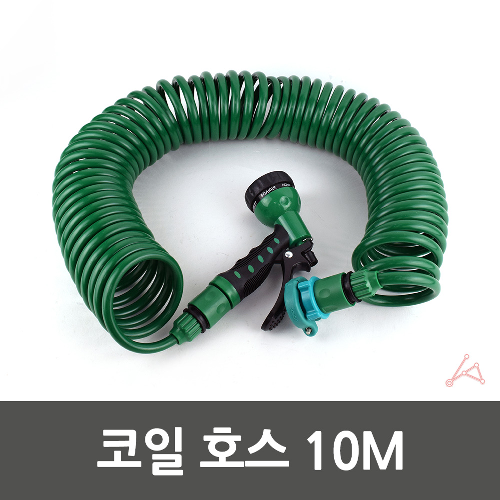 코일형호스 꼬임방지 베란다 물호스 청소용 수도 호수 10m - 상세 이미지 2
