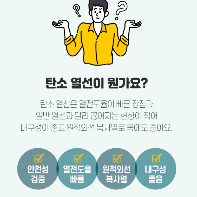 탄소 전기요 침대용 침대 전자파없는 전기요 두꺼운 전기요 더블