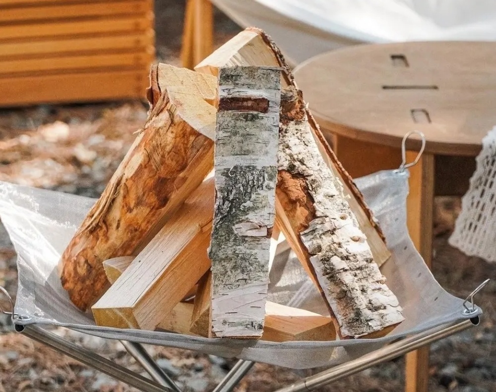 아홉산장작 자작나무 두꺼운 캠핑장작 15kg