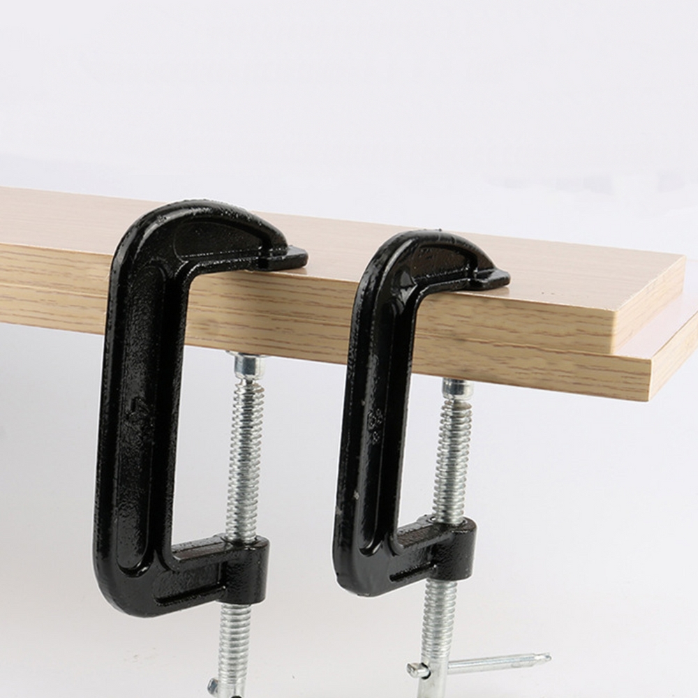 목공 고정클램프 만력기 목재고정 퀵그립 C형 5cm - 상세 이미지 2