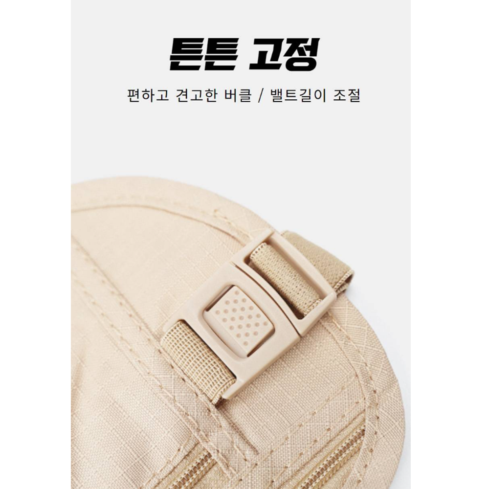 복대지갑 여권 운동할때 핸드폰 여행용 가방 허리 힙 쌕 - 상세 이미지 5