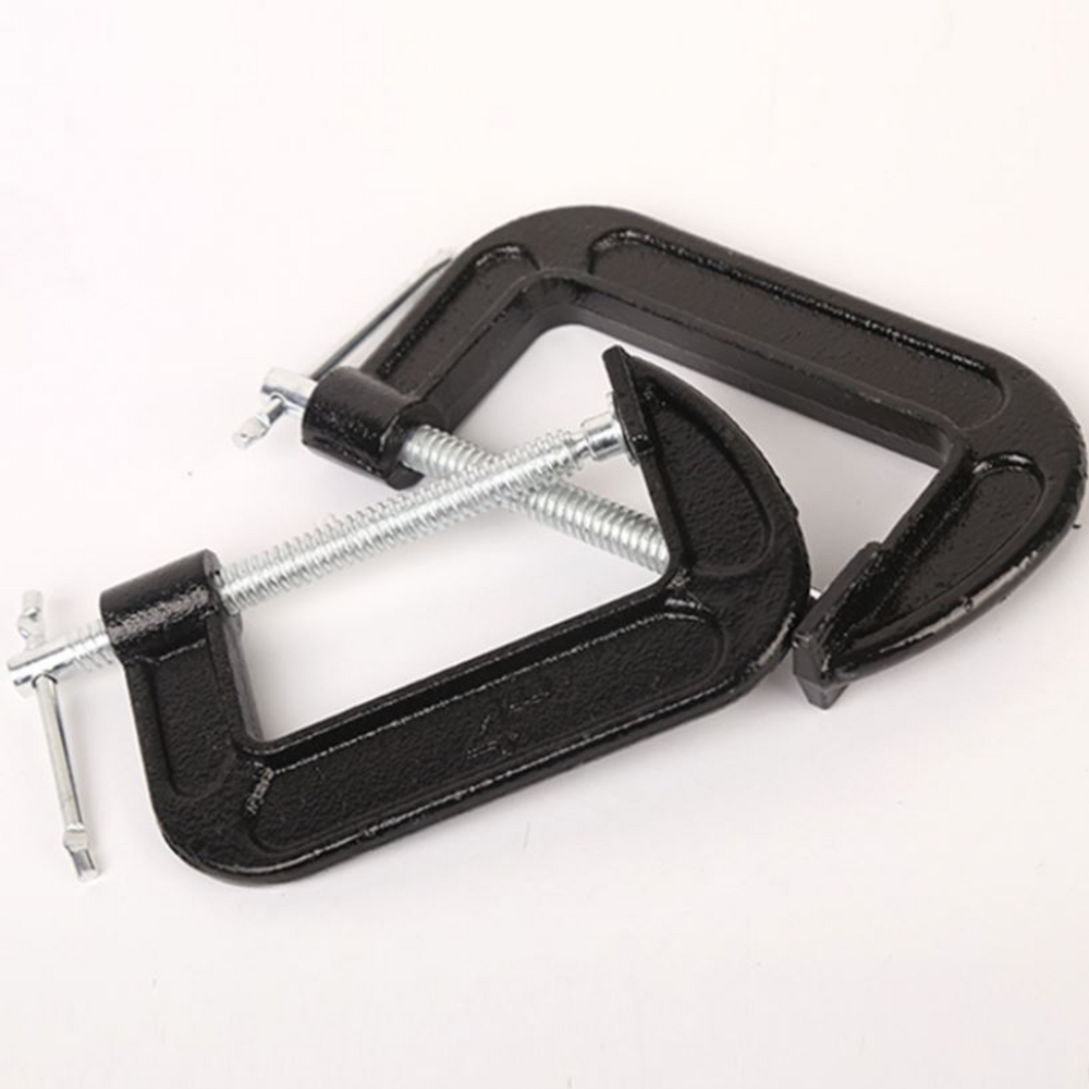 목공 고정클램프 만력기 목재고정 퀵그립 C형 5cm - 상품 이미지
