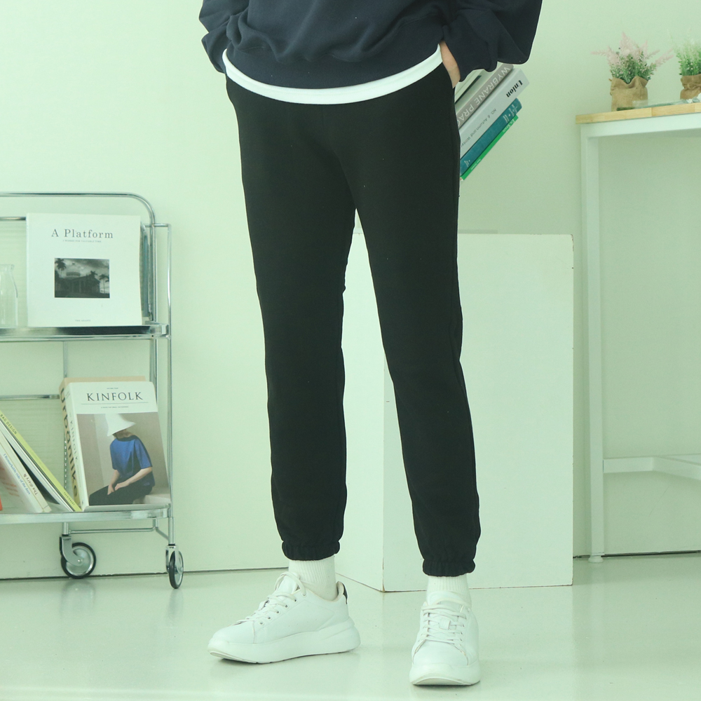 남자조거팬츠 빅사이즈 고무줄 트레이닝팬츠 남자면바지 이미지 2
