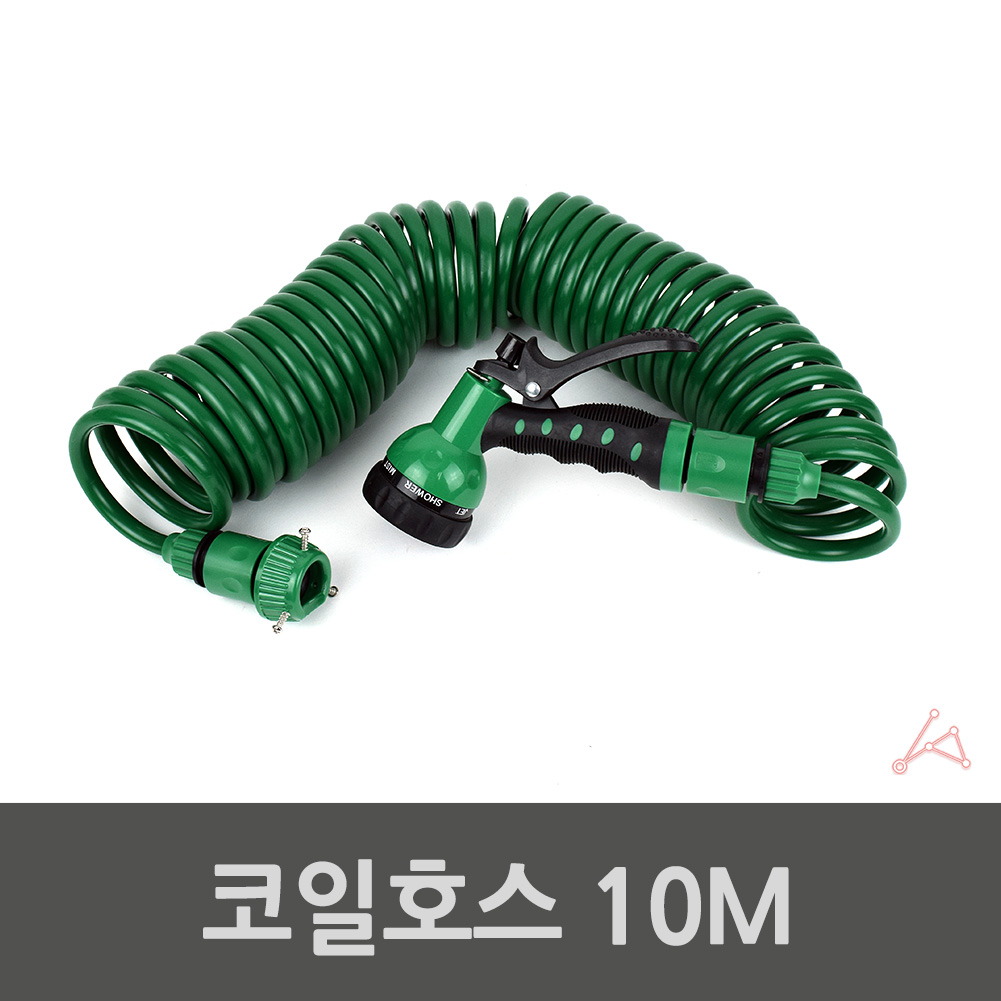 코일형호스 꼬임방지 베란다 안꼬이는 물호스 수도호수 10m - 상세 이미지 2