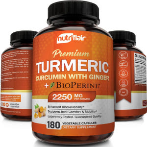 뉴트리플레어 커큐민 컴플렉스 2500mg 180캡슐 바이오페린 블랙페퍼 ... 맛있게 먹은 솔직 후기 - 상품 이미지 3