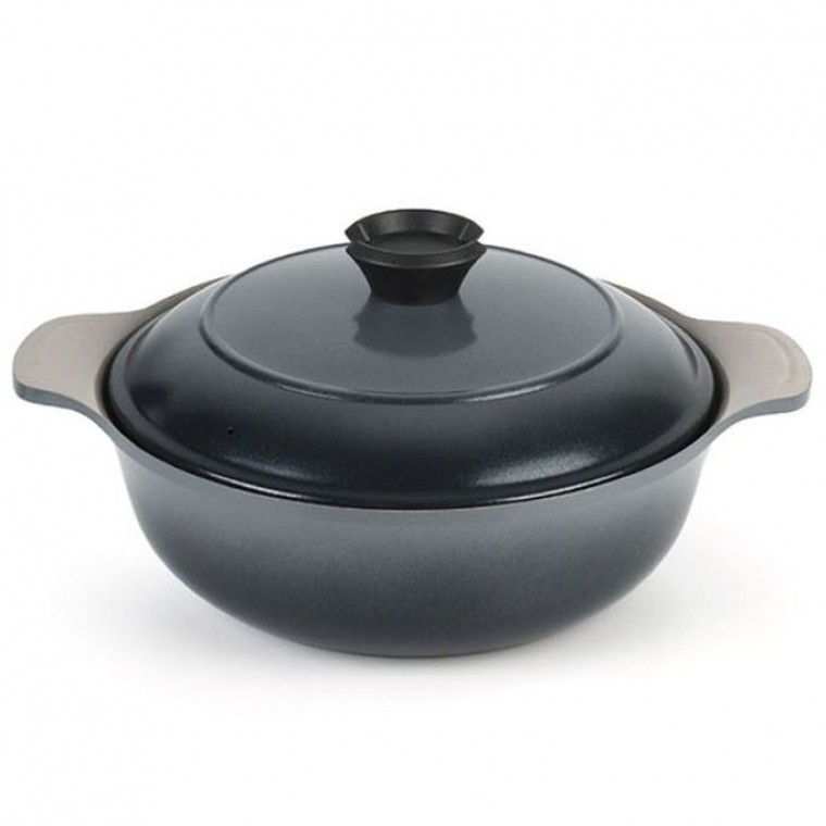 러브송 주물 냄비 인덕션 코팅 찌게 전골 18cm - 상품 이미지