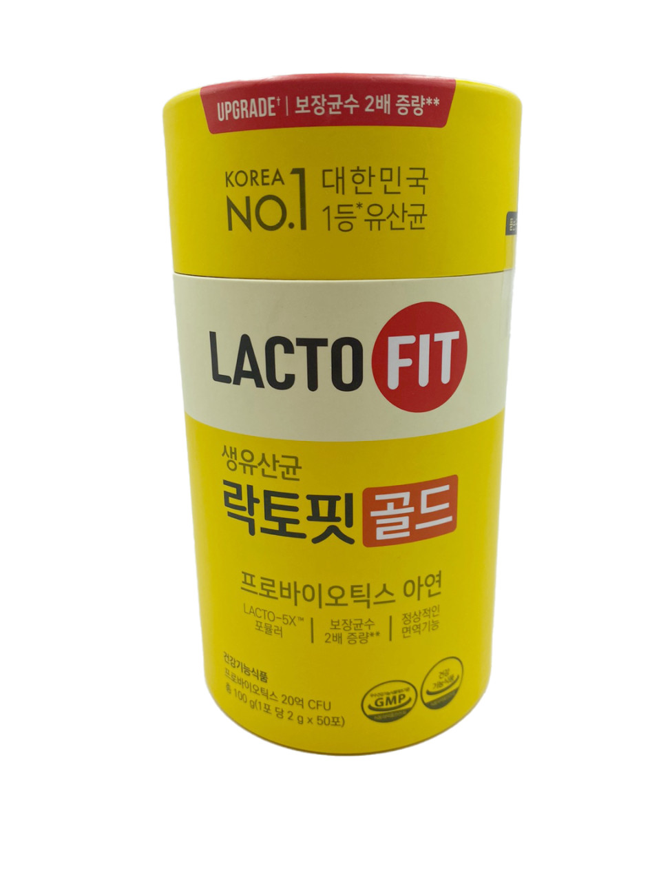 (1통) NEW 리뉴얼 보장균수 2배 종근당건강 락토핏 생유산균골드 2g x 50포