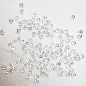 투명 오로라 구슬 비즈공예 키링 열쇠고리 팔찌 슬라임 만들기 실사용 후기 | 효과 있을까? - 상품 이미지 4