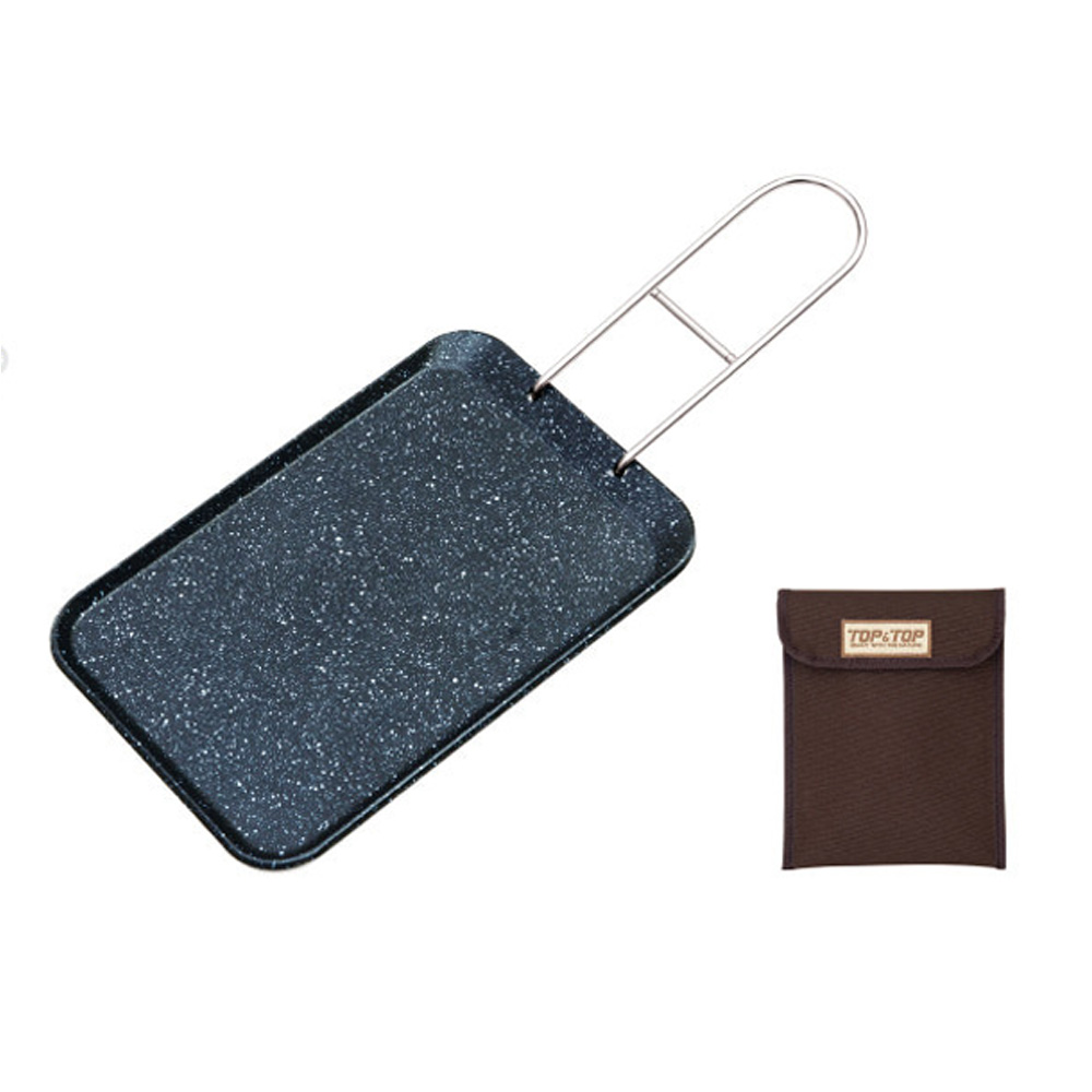 탑앤탑 미니사각팬 캠핑 백패킹 후라이팬 경량