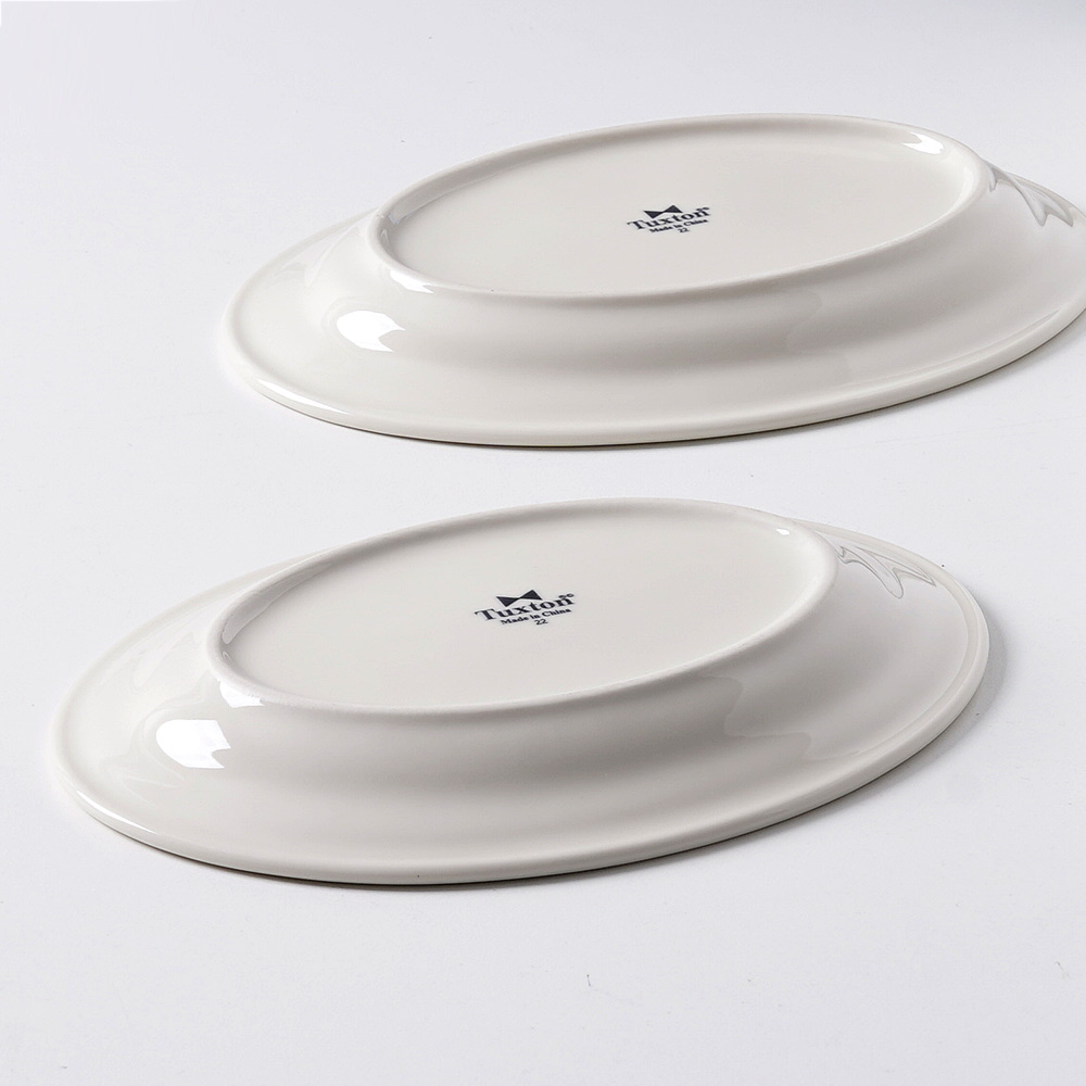 턱스톤 타원 접시 디저트 파스타 브런치 플레이트 그릇 오발 오벌 29.5cm, 레노 - 상세 이미지 4