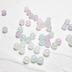 파스텔 펄 구슬 8mm 비즈공예 키링 열쇠고리 팔찌 슬라임 만들기 실사용 후기 | 효과 있을까? - 상품 이미지 1