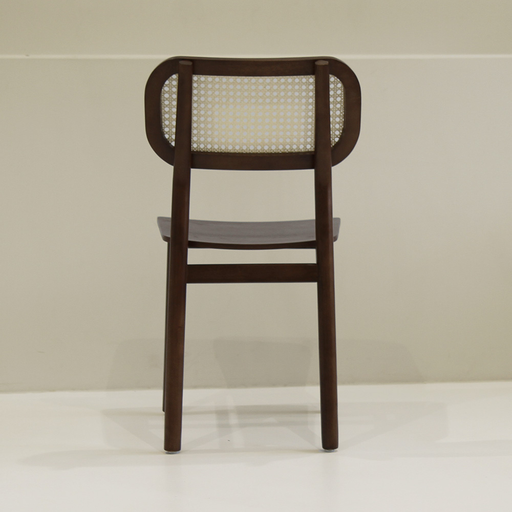 자야캠핑 카야니 천연 원목 카페 라탄 식탁 의자 월넛