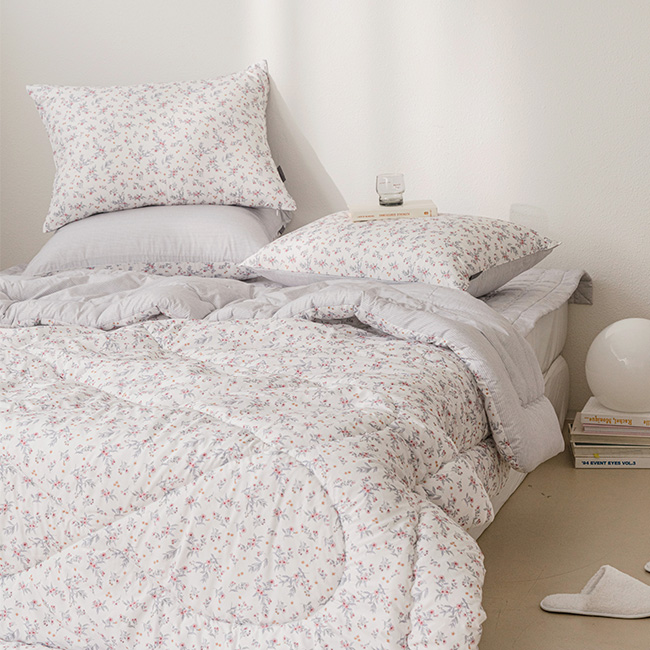 세사온라인 알러지케어 먼지없는 사계절 차렵이불패드 풀세트 벨라, Q(퀸)