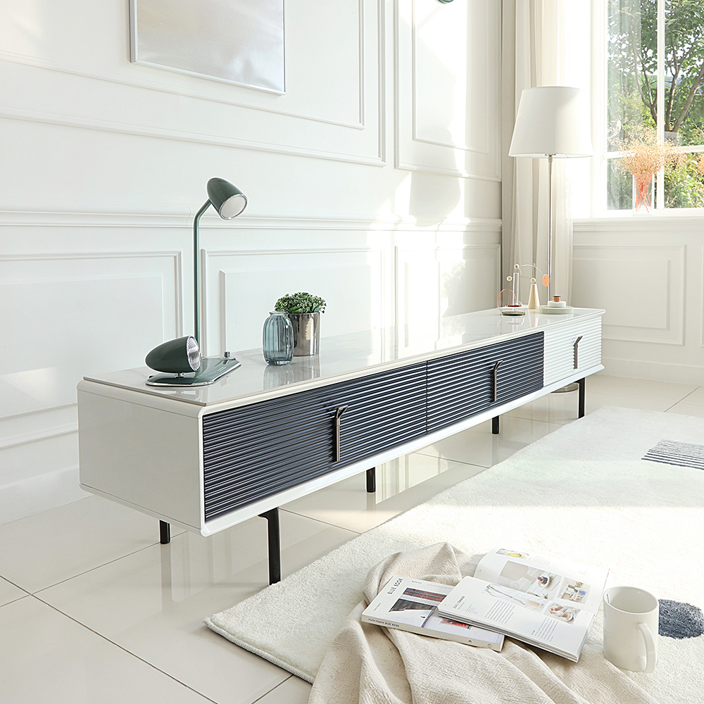 에스더 포세린 세라믹 서랍 템바보드 거실장 2000 TV 다이 선반 SL164