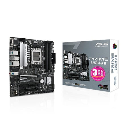 ASUS PRIME B650M-A II STCOM 소켓 AM5 메인보드