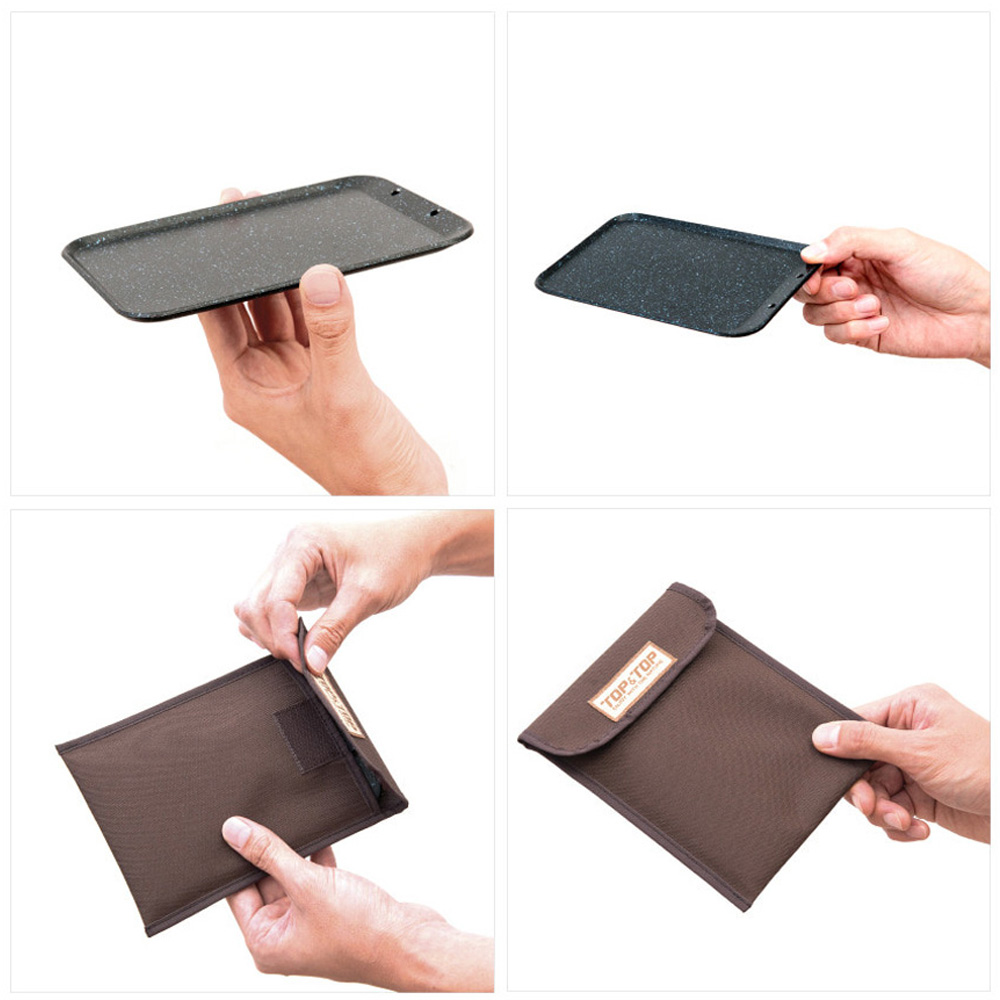 탑앤탑 미니사각팬 캠핑 백패킹 후라이팬 경량