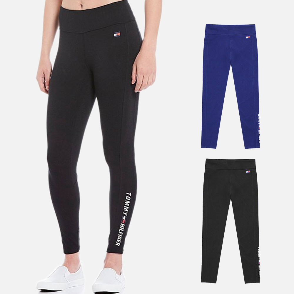 타미힐피거 코튼 로고 여성 레깅스 TP07693P