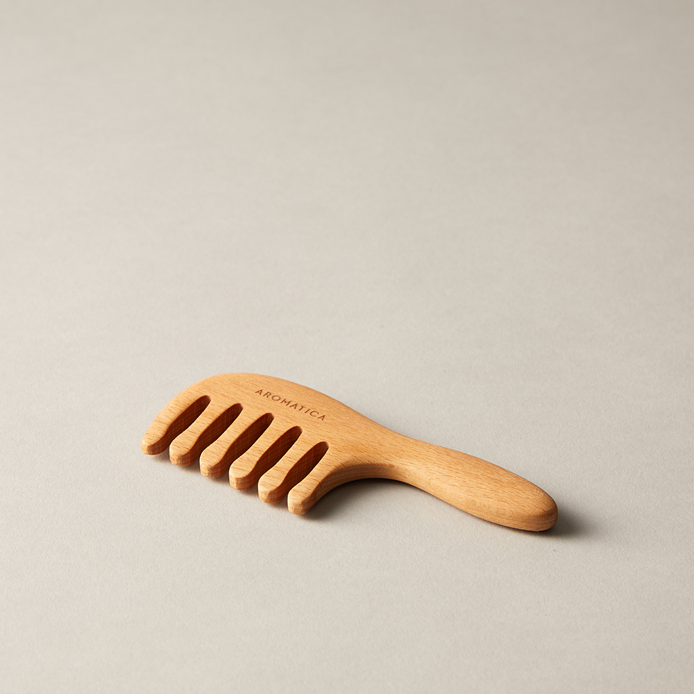 아로마티카 우든 두피 괄사 53x140mm 마사지 순환관리 릴렉싱 리츄얼