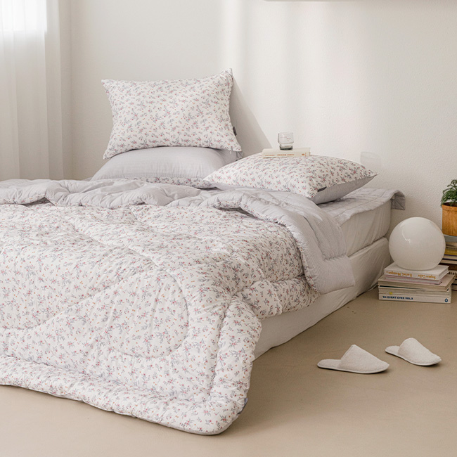 세사온라인 알러지케어 먼지없는 사계절 차렵이불패드 풀세트 벨라, Q(퀸)