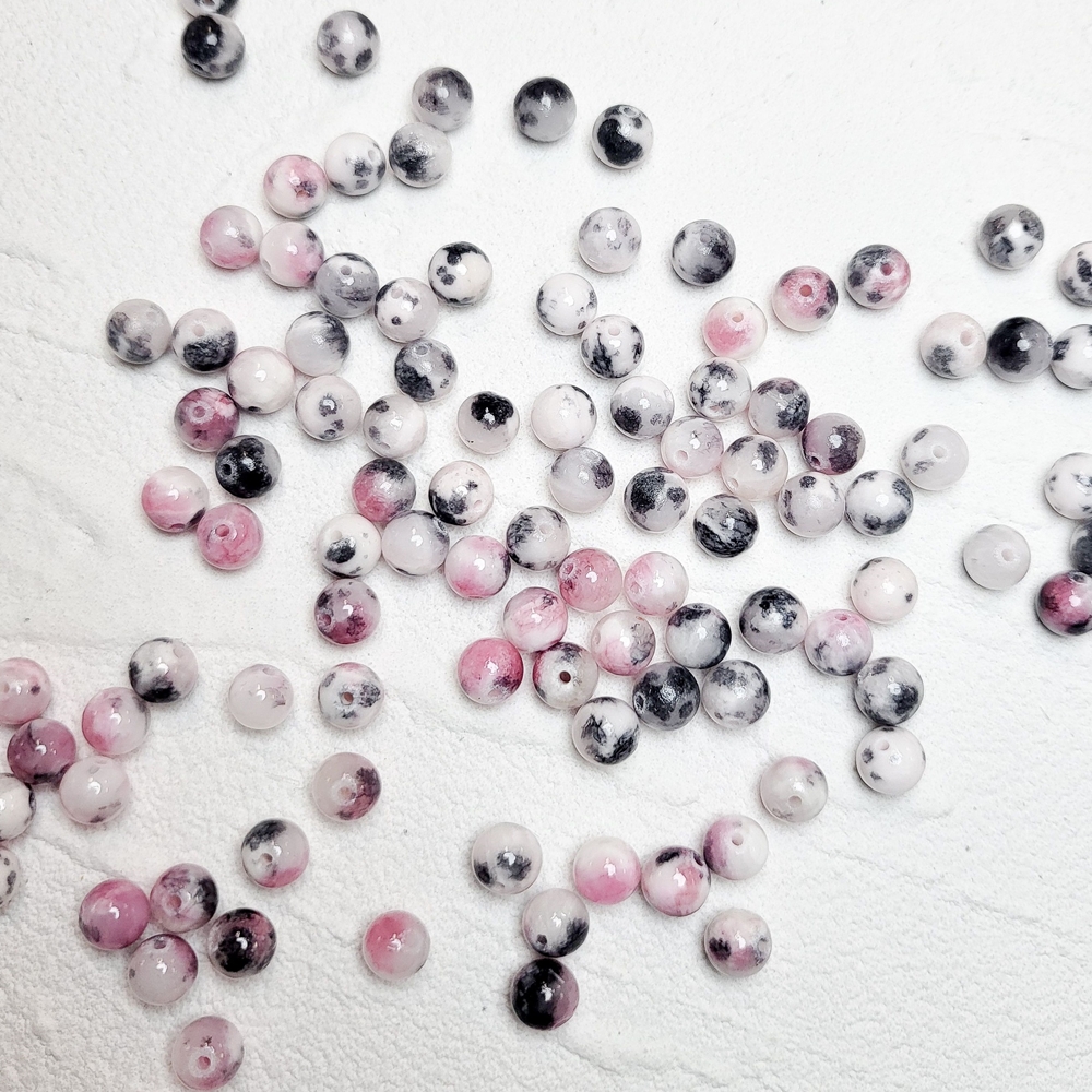 원석 마블 구슬 8mm 비즈공예 키링 열쇠고리 팔찌 슬라임 만들기