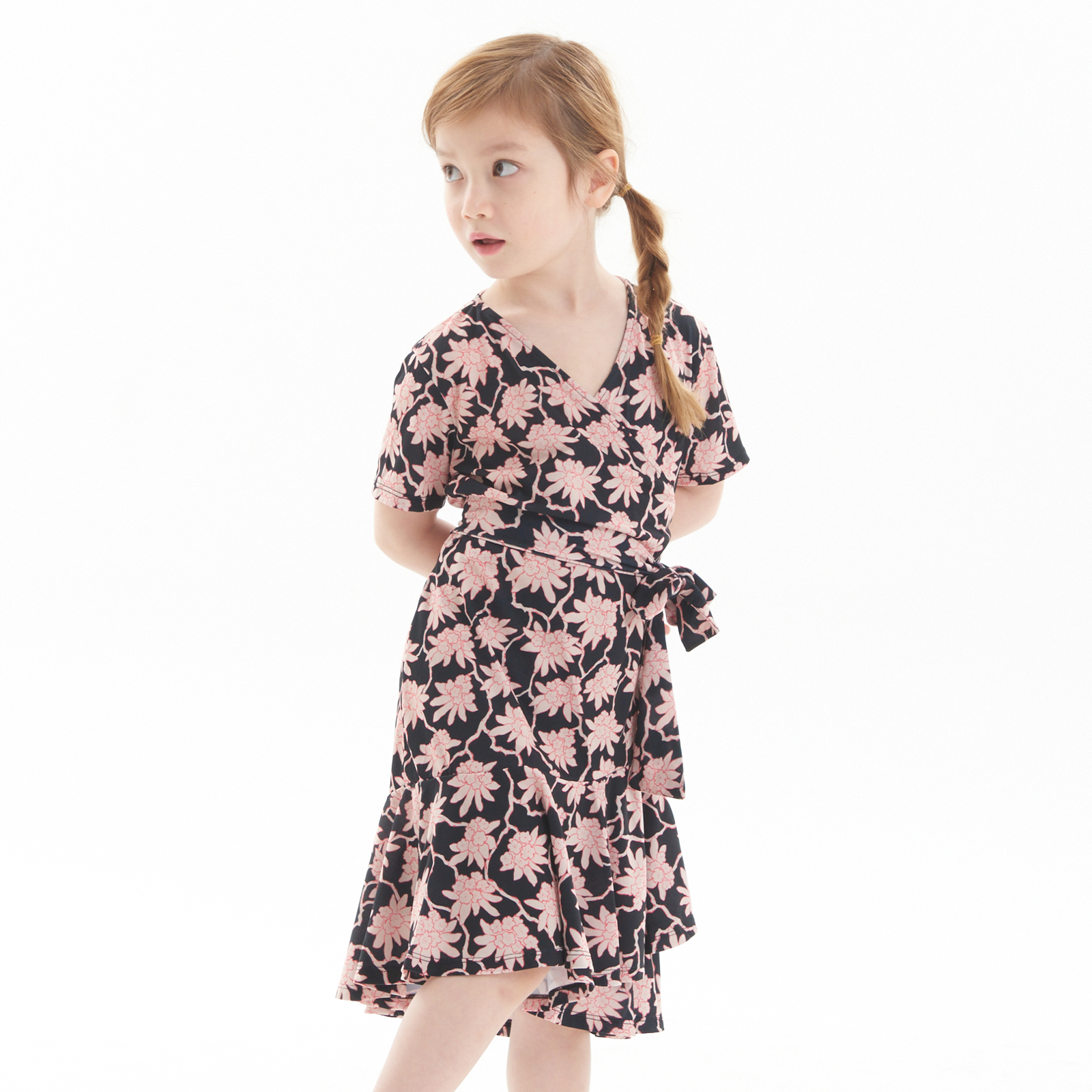 Lipbbam 바이립밤 비비안느 Kids 랩 져지 프릴 롱드레스 랩 원피스LDM43DY01 이미지 7