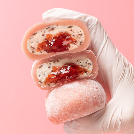 생크림 과일 모찌 찹쌀 떡 딸기모찌 찹쌀떡