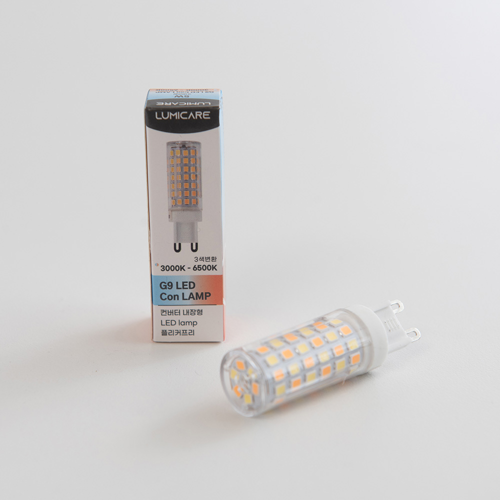 LED전구 루미케어 G9 F램프 5W 환한빛 고효율
