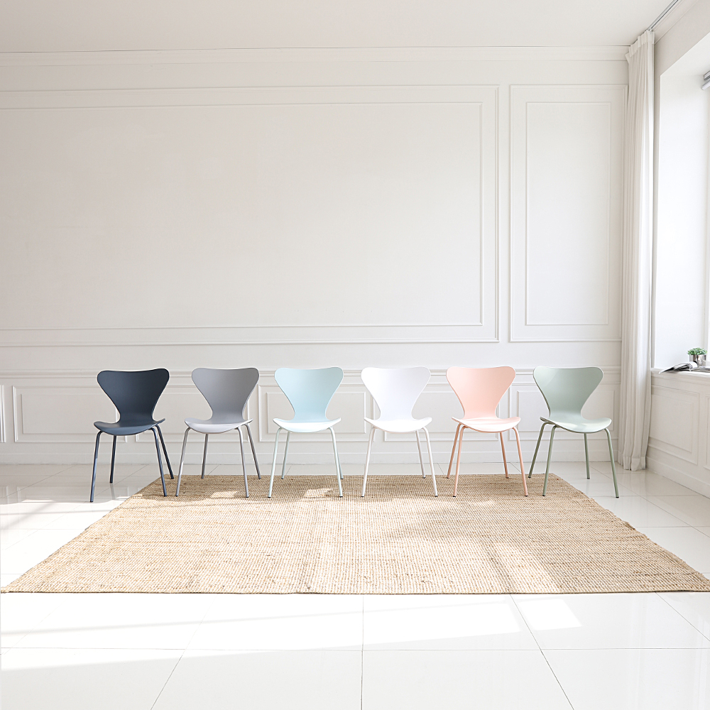 위니 고급 디자인 플라스틱 스틸 나비 카페 업소용 세븐 원룸 인테리어 의자 SL084