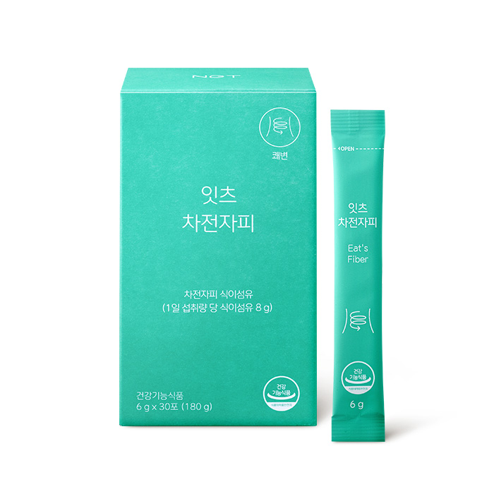 NGT 네츄럴굿띵스 잇츠 차전자피 식이섬유 쾌변 영양제 다이어트 유산균 30포, 1개 제품 이미지