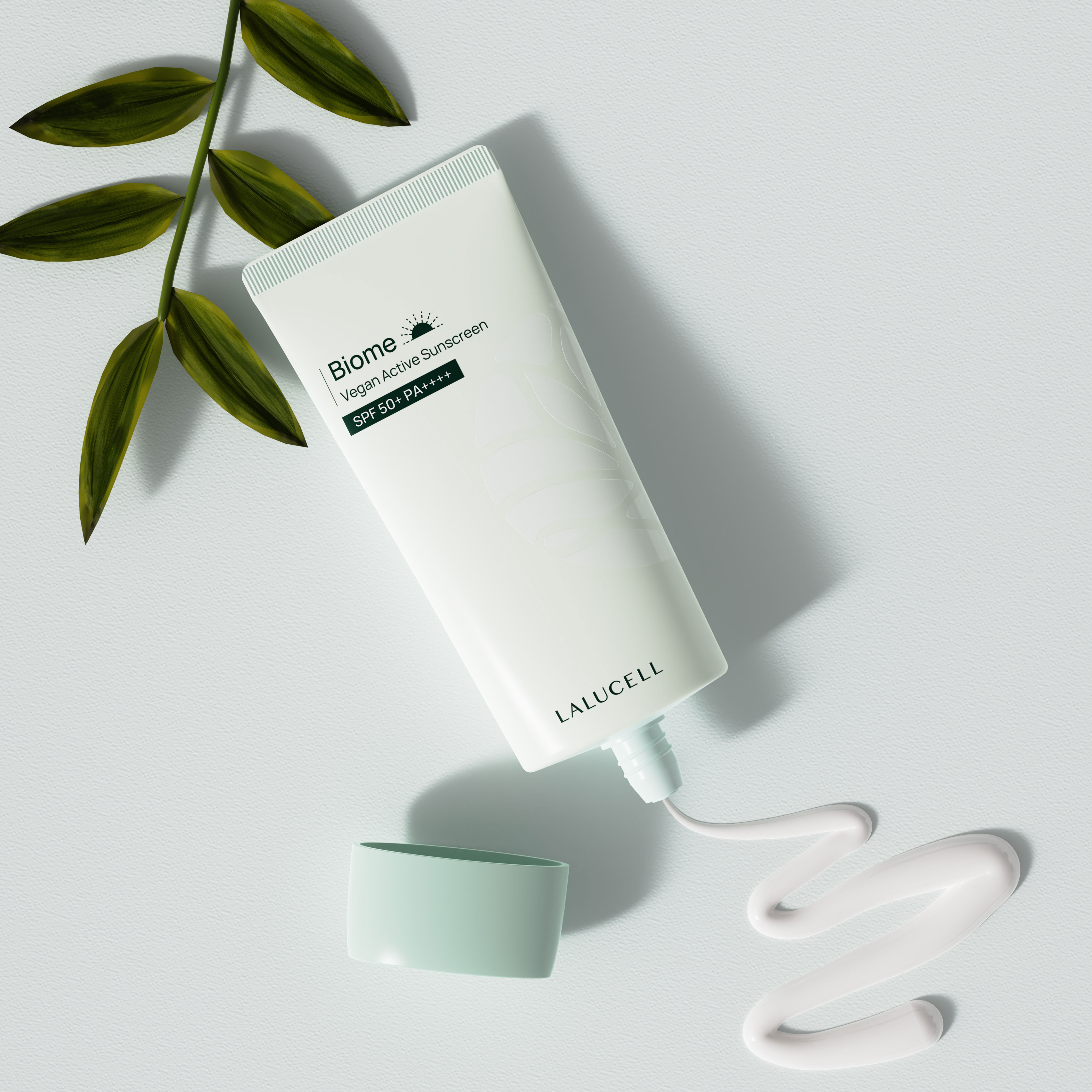 라루셀 바이옴 액티브 선크림 저자극 무기자차 SPF50++ 50ml, 1개 이미지 1