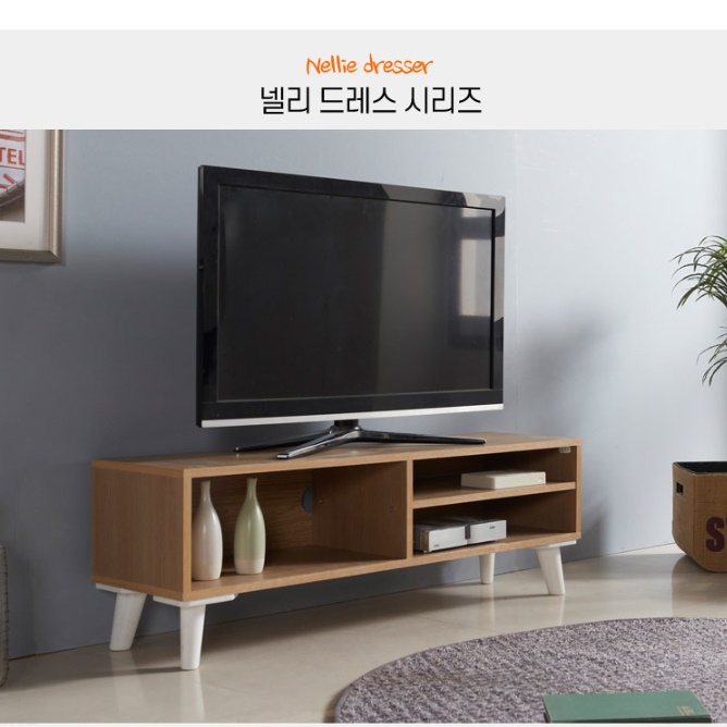 원룸 티비 다이 1000 미니 tv 다이 낮은 티비 선반