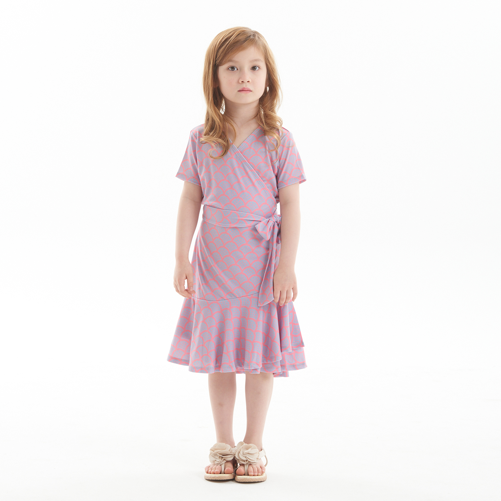 Lipbbam 바이립밤 비비안느 Kids 랩 져지 프릴 롱드레스 랩 원피스LDM43HP01 - 상품 이미지
