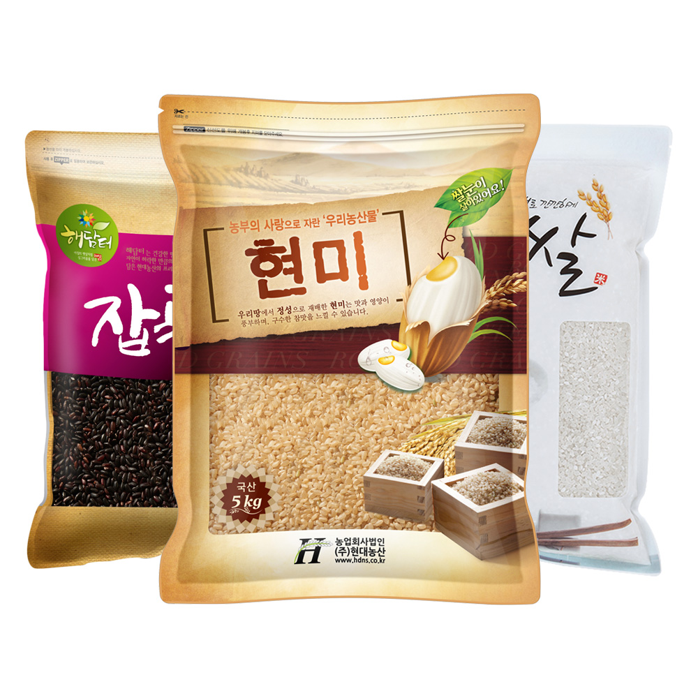 국산 현미 5kg 쌀 찰현미 발효현미 모음 : 주식회사 현대농산
